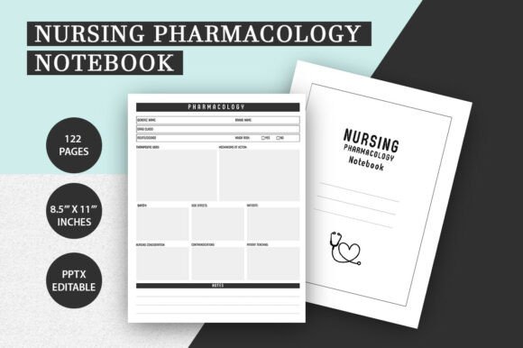 Download Nursing Pharmacology Notebook Interior - Notebook Collection