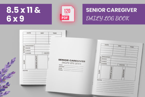 Download Senior Caregiver Daily Log Book (KDP) - Log book Collection