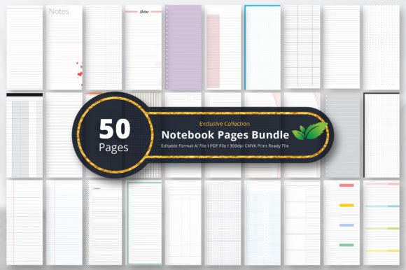 Download Notebook Pages Bundle - Premium Resources