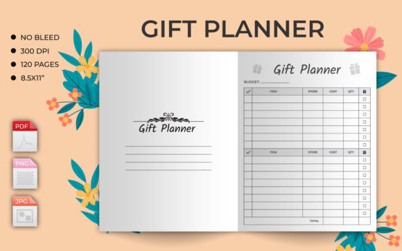 Download Gift List Tracker – KDP Interior - Gift Collection