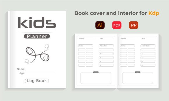 Download Kids' Planner Log Book for Kdp - Log book Collection