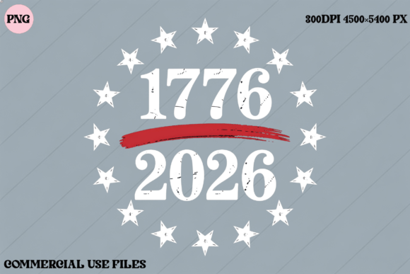 Download 1776 2026 Bicentennial Stars Graphic - Premium Resources