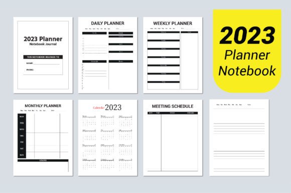 Download 2023 Planner Notebook Interior Journal - Notebook Collection