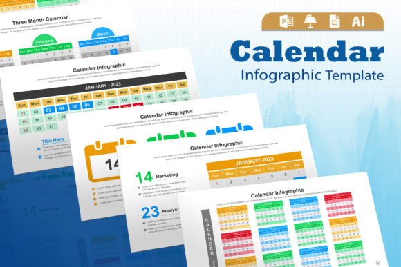 Download Calendar Infographic Design Keynote - Graphic Collection
