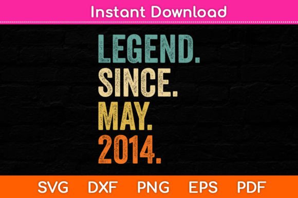 Download 8 Years Old Gifts Legend Since May 2014 - Gift Collection