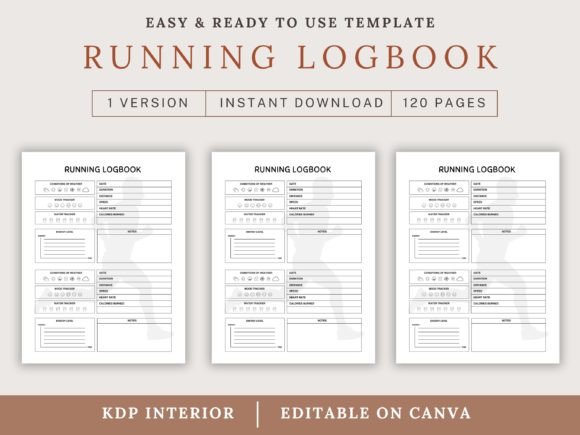 Download Running Log Book KDP Interiors - Log book Collection