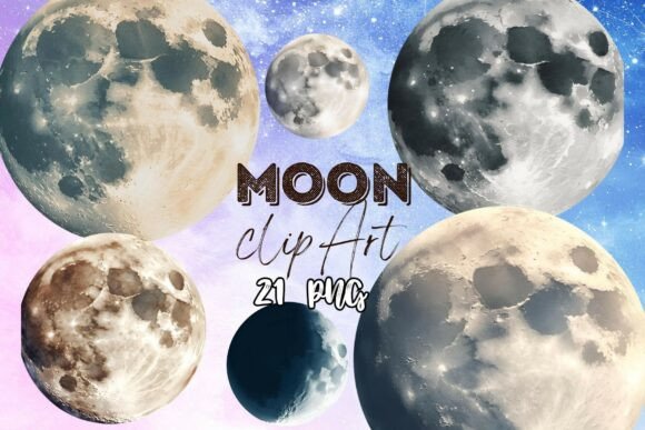 Download Watercolor Moon Clip Art Graphics - Graphic Collection