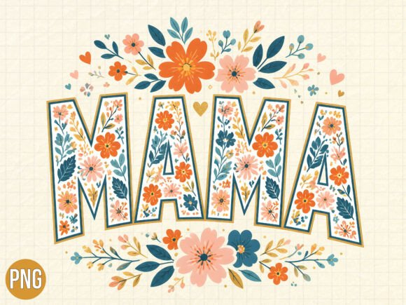 Download Boho Floral Mama Graphic PNG Shirt - Premium Resources